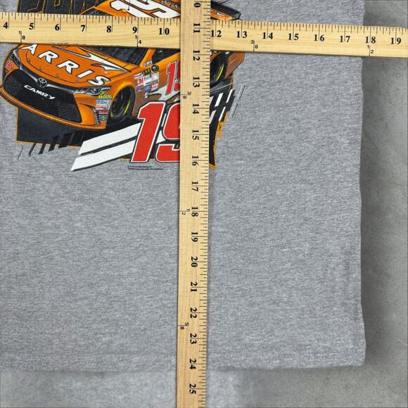 Nascar Fanatics Racing Carl Edwards 19 Double Sided Racecar Graphic T Shirt - YL - Picture 5 of 6